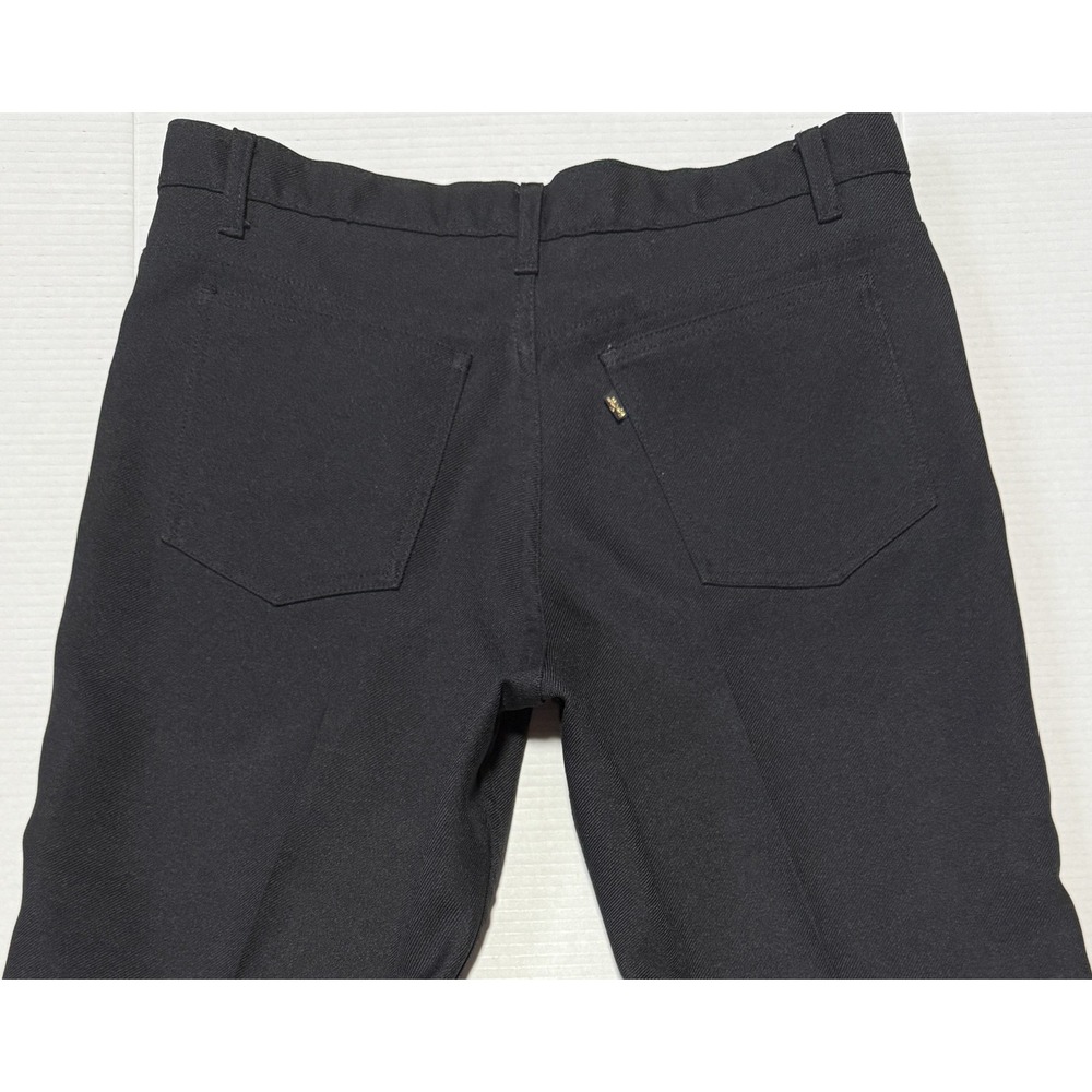 LEVI'S - Men's Vintage 90's Black Polyester Made in USA Pants - Size 36x32*‎